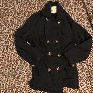 Black Peacoat jacket